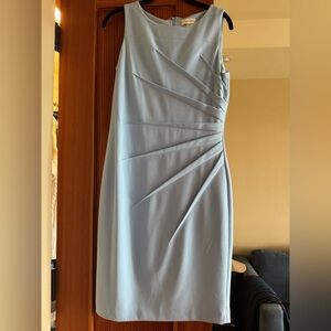 Calvin Klein Light Blue Midi Dress